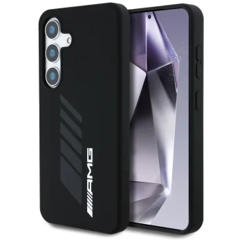 AMG Oversize Rhombs MagSafe Case for Samsung Galaxy S25, Black