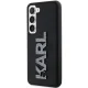 Karl Lagerfeld Samsung Galaxy S23+ Case 3D Rubber Glitter Logo, Black
