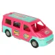 Foldable Doll Camper Van with Doll, Pool and Accessories