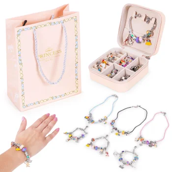 Multistore HC617941 Bracelet and Necklace Making Kit, 66 Pieces