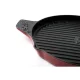 Berkel Cast Iron Grill Pan 32 cm, Induction Compatible, Red