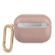 Guess AirPods Pro Case Saffiano Script Metal Collection, Pink