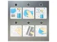 Christmas Window Stickers, Santa Claus, 35x50 cm