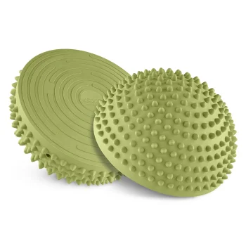 Sensory Balance Pods 4FIZJO SensoKid, 2 Pcs, 16 cm, Green