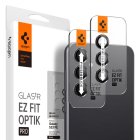 Samsung Galaxy S23 FE (SM-S711B/DS) Spigen Optik.Tr CAmera Protector 2-Pack with Frame, Black | Kameras Aizsargstikls 2 gab.