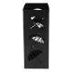 Modern Metal Umbrella Stand for Entryway and Office Hall, Black