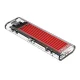 Orico TCM2-C3 M.2 NVME to USB-C 10Gb/s SSD Enclosure, Red