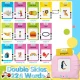 English Learning Toy for Kids Telcon Talking Flash Card Reader Cat, pink