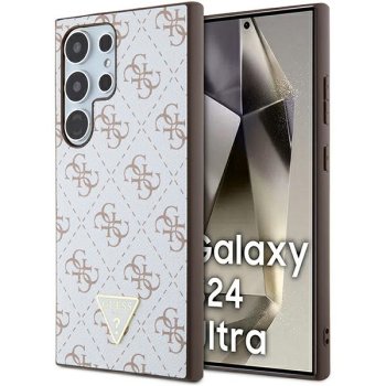 Guess 4G Triangle case for Samsung Galaxy S24 Ultra - white