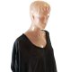 Lightweight beach tunic pareo, universal size, black