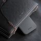 3mk Hardy Silky Leather MagCase for Apple iPhone 16 Black