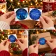 Decorative Christmas Stickers on a Roll 500 pcs 4cm
