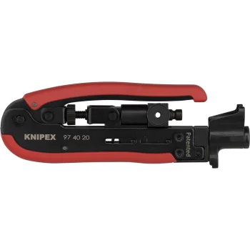 KNIPEX 97 40 20 SB Compression Tool for F, BNC and RCA Connectors