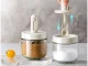 Lockable Spice and Food Container with Retractable Spoon, 0.2L