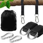 Swing and Hammock Hanging Straps Kit with Carabiners, 150 kg