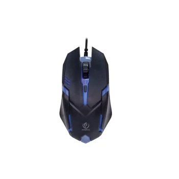 Rebeltec NEON Optical Gaming Mouse, Black/Blue