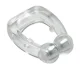 Magnetic anti-snoring nose clip transparent