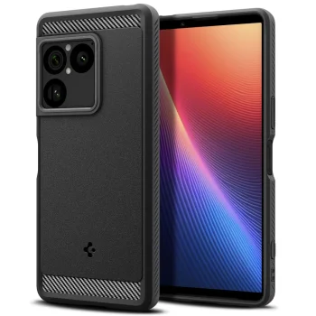 Spigen Rugged Armor Case for Sony Xperia 1 VIII, Matte Black