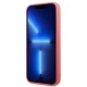 Karl Lagerfeld Silicone Plaque Case for iPhone 13 Pro Max, Fuchsia