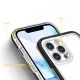 Hybrid Armor Clear 3in1 Case for iPhone 12 Pro Max, Black Frame