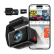 Dash Cam REDTIGER F4 Pro WiFi 4K + 1080p 128GB