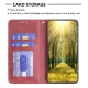 Xiaomi 13 Geometric Pattern Leather Stand Case Cover, Red