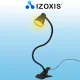 Izoxis 00019454 Desk Lamp with Clip and Base, Black