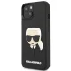 Karl Lagerfeld 3D Rubber Karl\'s Head Case for iPhone 14 Plus, Black