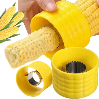 Corn Cob Peeler Stripper, Yellow