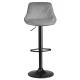 Sofotel Nerra Bar Stools with Backrest, Light Grey, Set of 2