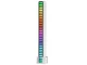 USB RGB LED Light Bar with Sound Reaction, Built-in Battery, White