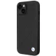 BMW iPhone 14 Case Leather Quilted, Black