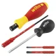 Wiha TorqueVario-S electric 2872-S3 Torque Screwdriver Set, 5 Pieces