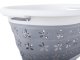 Collapsible Laundry Basket 25 L – Silicone Folding Wash Tub with Handles
