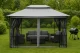 3x4m Gazebo Replacement Canopy Waterproof Vented Top Cover MultiGarden, Grey