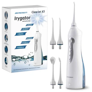 Berdsen Clearjet X3 Cordless Oral Irrigator, 150 ml, White