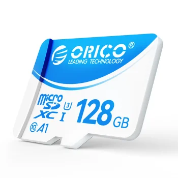 ORICO B3 128GB microSD Memory Card with SD Adapter, Class 10 U3 A1