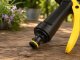 Garden Spray Gun with 10 Watering Modes and Connectors, Yellow/Black