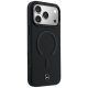 Mercedes Leather 3D MagSafe Case for iPhone 17 Pro Max, Black