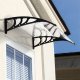 Door Canopy 120x80 cm Polycarbonate Entrance Awning MultiGarden