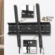 Maclean MC-748A TV/Monitor Wall Mount, 32-70\", 45kg, VESA 400x400, Black