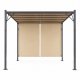 MultiGarden 3x4 m Steel Garden Pergola, Beige