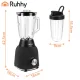 Ruhhy 1200W Countertop Blender with Glass Jug and 2 Bottles