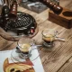 La Pavoni Espresso Cups & Saucers Set, 6 Pieces, 75 ml