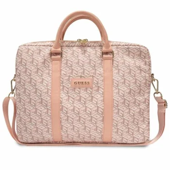 Guess Laptop Bag 16" GCube Stripes, Pink