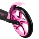 Kruzzel Spidoo 00025628 Foldable Kids City Scooter, Black/Pink