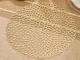 Round Openwork Table Placemat, 41 cm, Gold