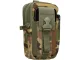 Tactical Military Waist Bag Molle System, Green Camo