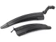 Bicycle Mudguards Front and Rear Set, 2 pcs, Black
