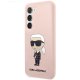 Karl Lagerfeld Samsung Galaxy S23 Case Silicone Ikonik, Pink